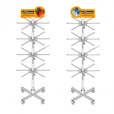 Стойка вращающаяся металлическая Fiberon